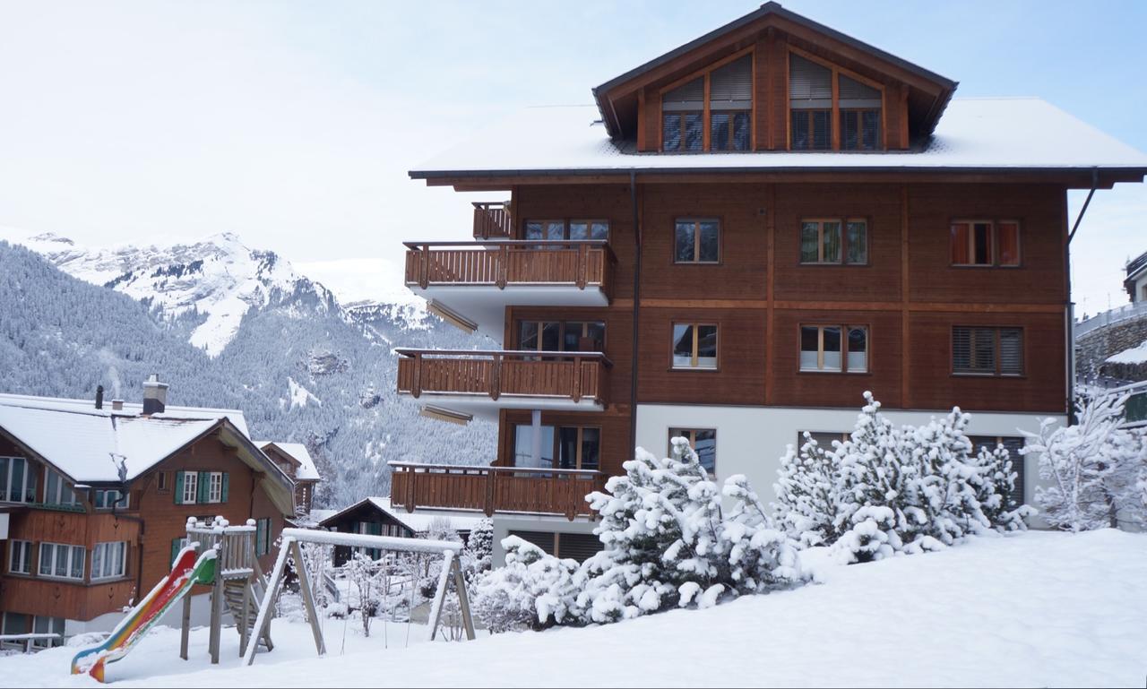 Chalet Bella Vista 1 Wengen Exterior foto